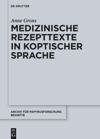 book: Medizinische Rezepttexte in koptischer Sprache